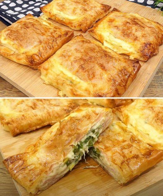 Salgados Folhados Recheados