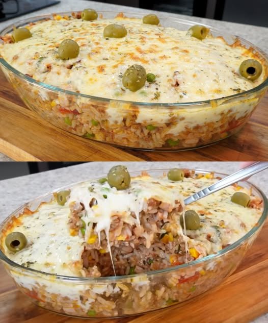 Arroz de forno simples
