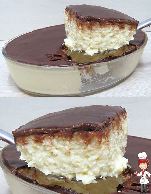 Gelado de Coco com Ganache