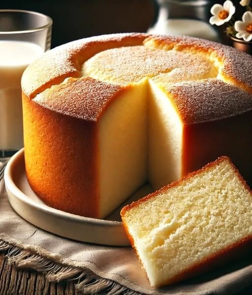 Bolo de Leite Fofinho
