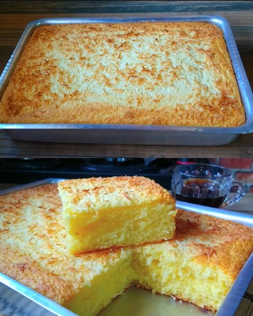 Bolo de Coco Cremoso
