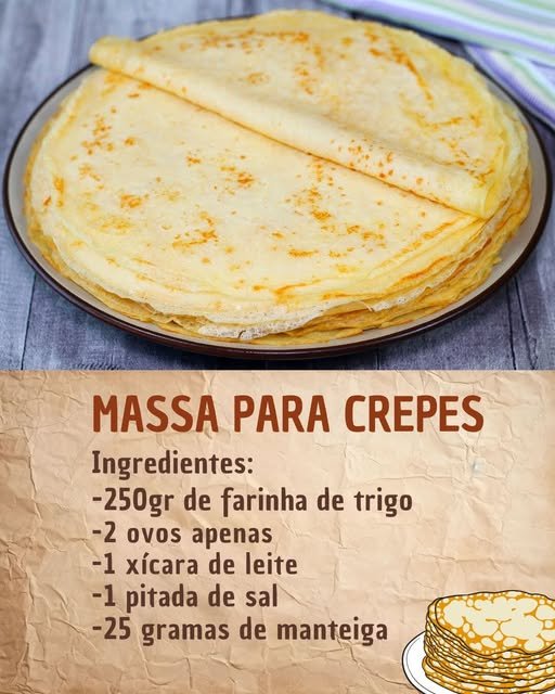 Massa para Crepes