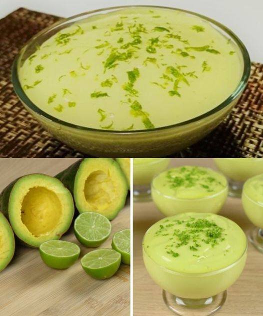 Mousse de Abacate com Limão