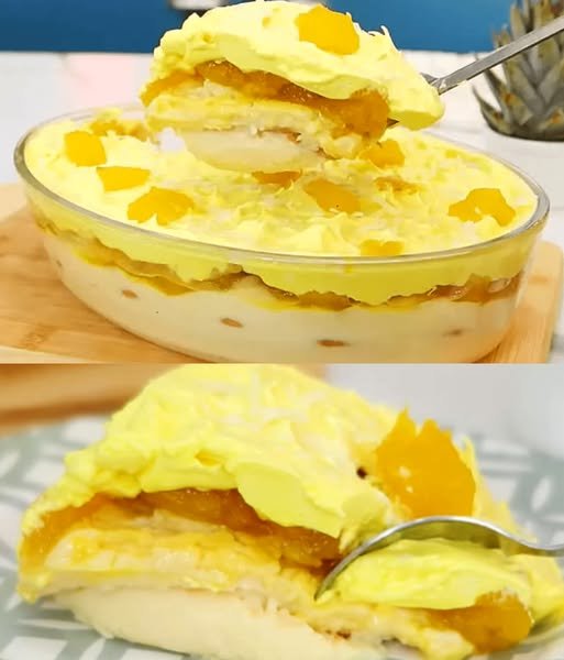 Pavê Cremoso de Abacaxi