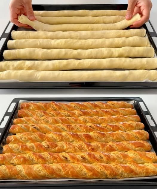 Delicioso Salgado Folhado Crocante