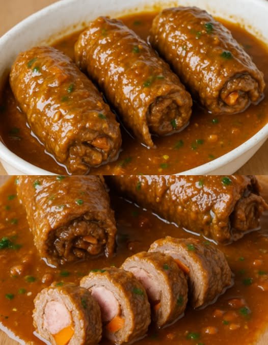 Bife à Rolê Suculento e Recheado