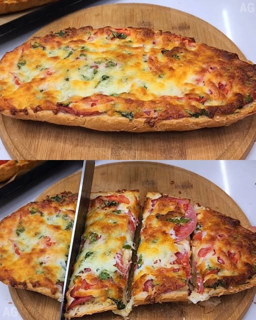Pão Recheado Estilo Pizza