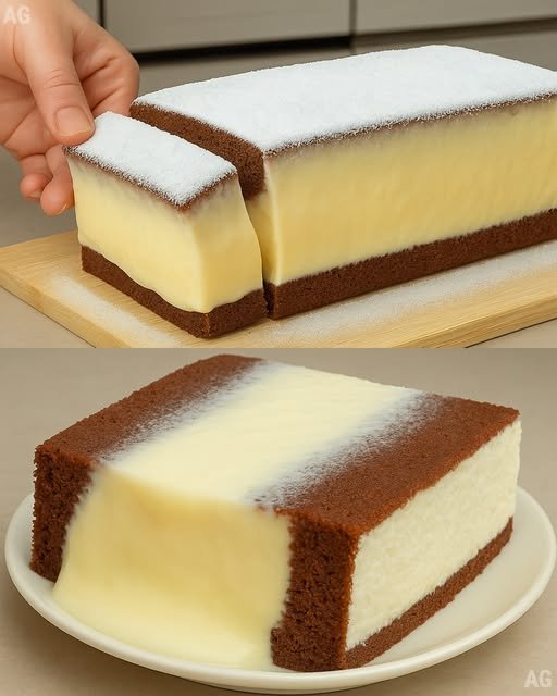 Bolo Mousse de Leite com Chocolate