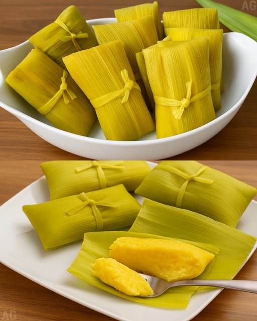 Pamonha Cremosa na Palha