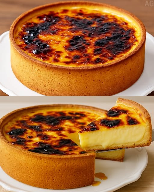 Torta Queimada de Leite Cremoso