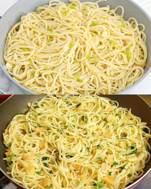 Macarrão Alho e Óleo Cremoso