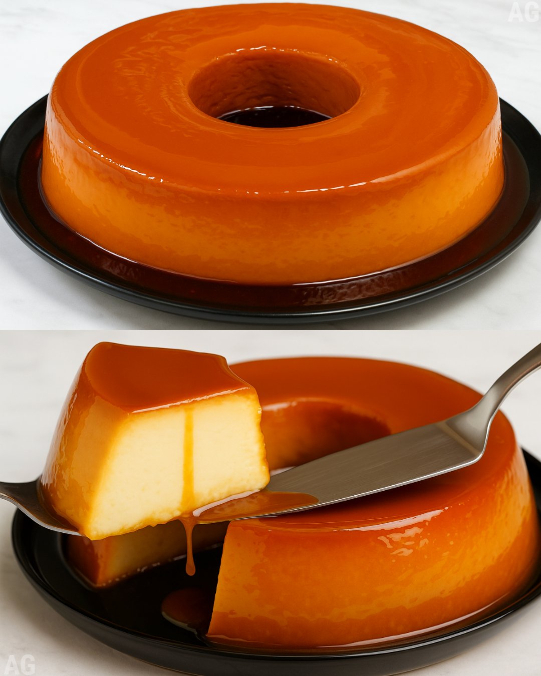 Pudim da Tia Naná com 2 Ingredientes