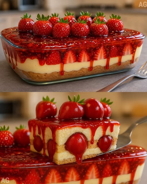 Pavê de Morango do Amor