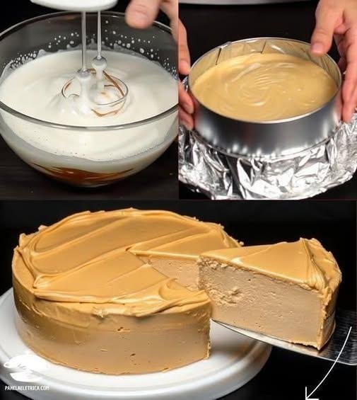 Sobremesa feita com 3 ingredientes