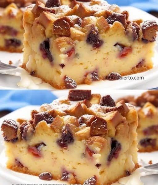 Bolo Pudding de Pão