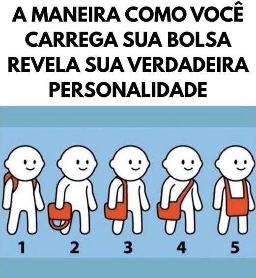 A Forma Como Você Carrega Sua Bolsa Revela a Personalidade