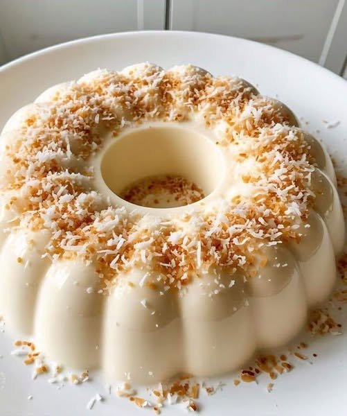 Pudim Cremoso de Coco Sem Forno