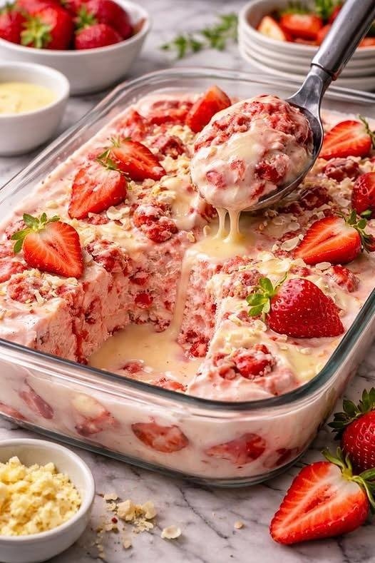 Sobremesa Gelada de Morango