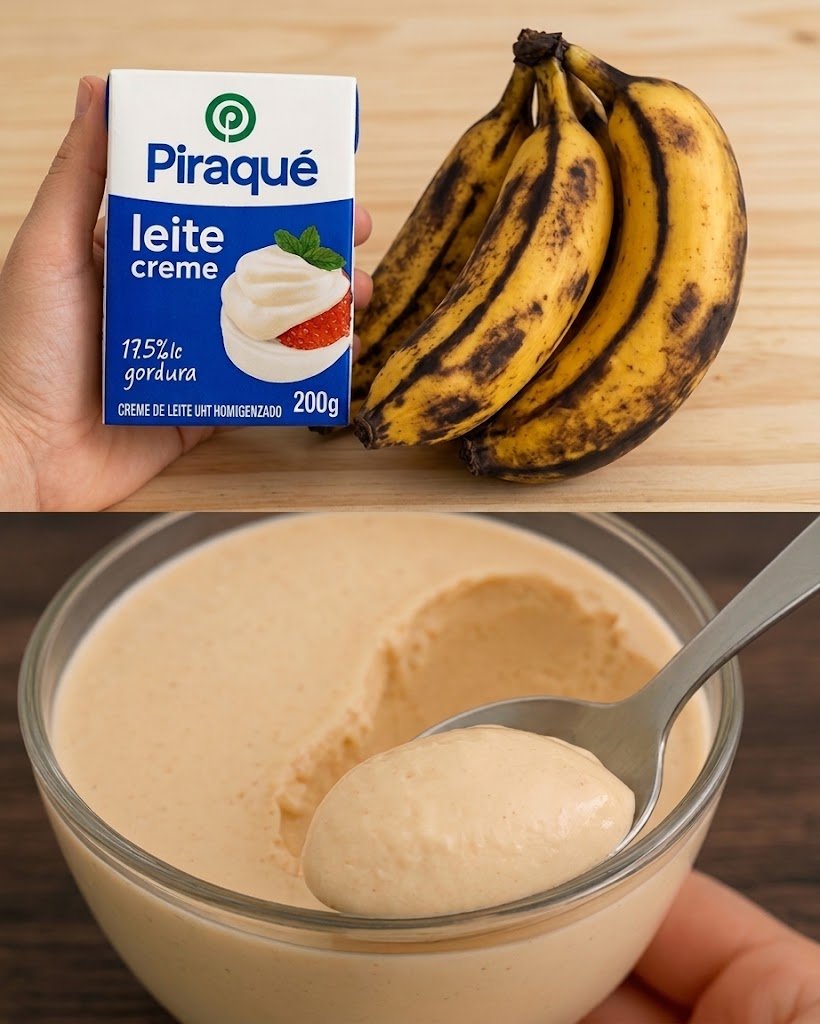 Sobremesa Cremosa de Banana