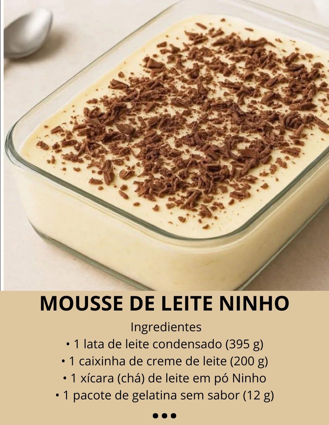 Mousse de Leite Ninho