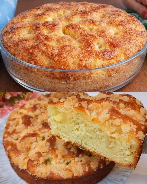 Torta de Açúcar Cremosa