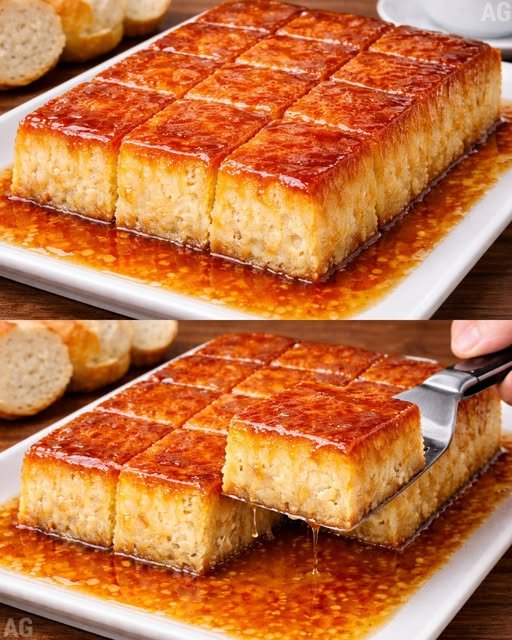 Pudim de Pão de Assadeira