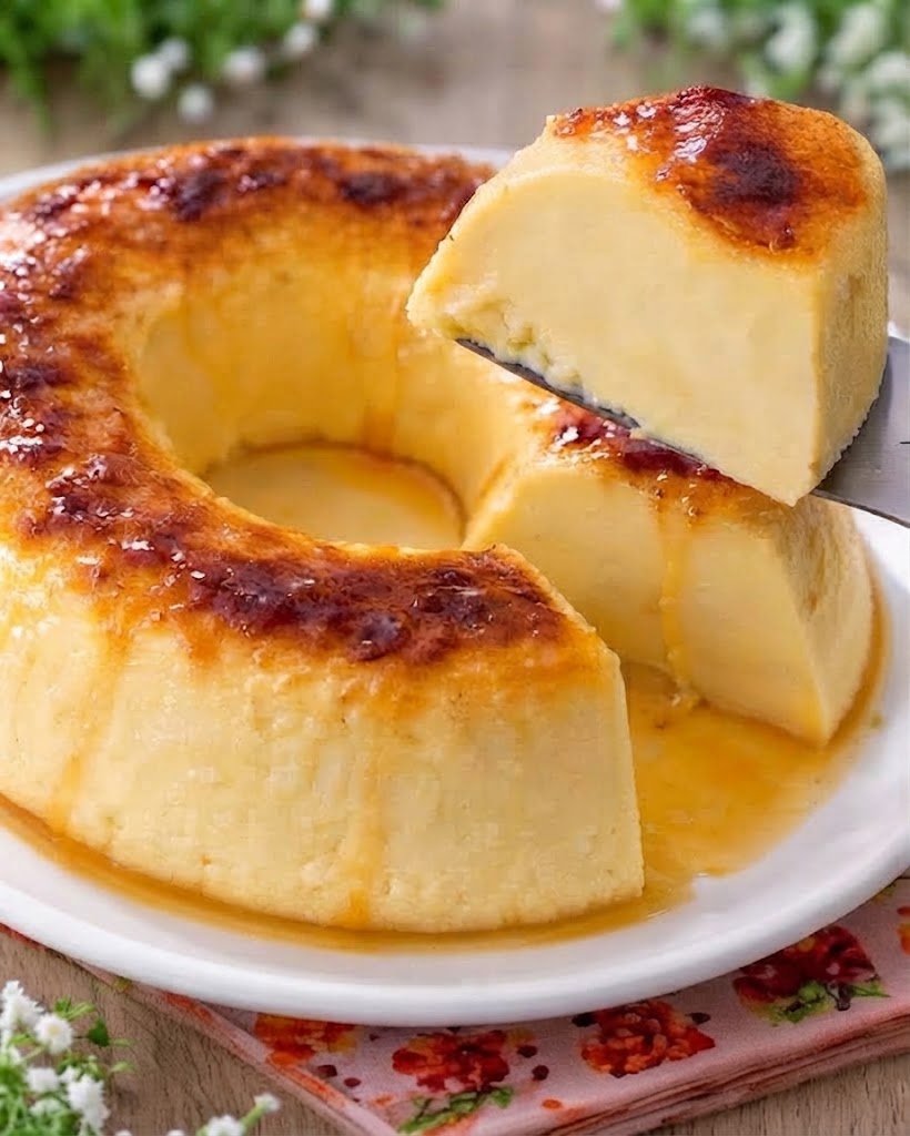 Pudim Brulee Cremoso