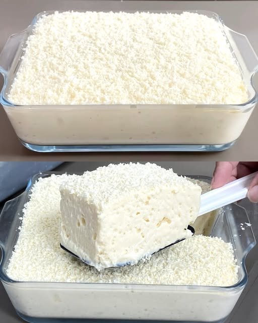Sobremesa Cremosa de Coco Gelada