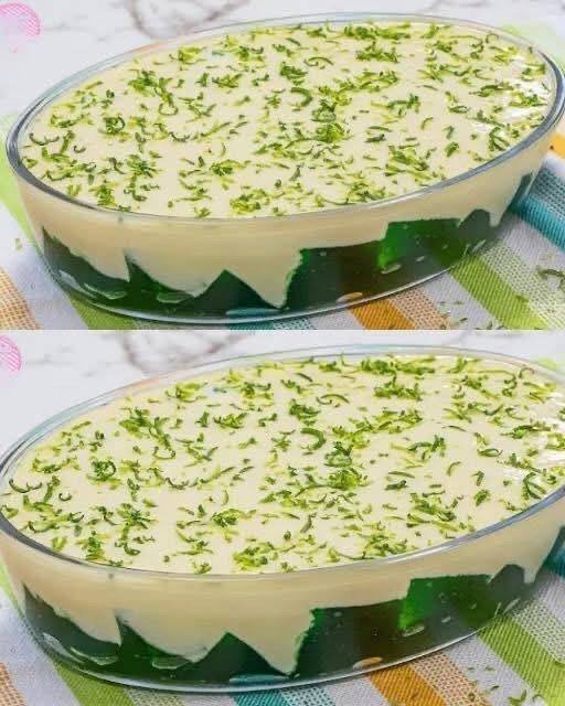 Sobremesa Cremosa Gelada de Limão