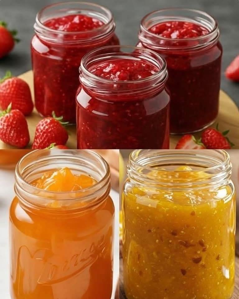 Geleia caseira com qualquer fruta