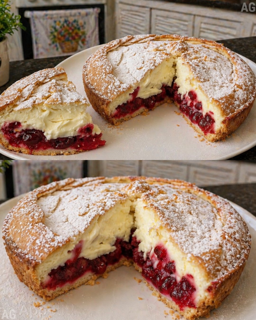Bolo de Iogurte com Cereja