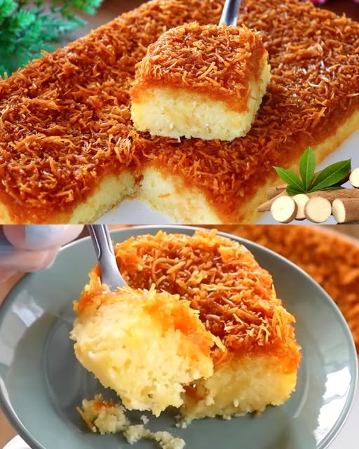 Bolo Cocada de Mandioca