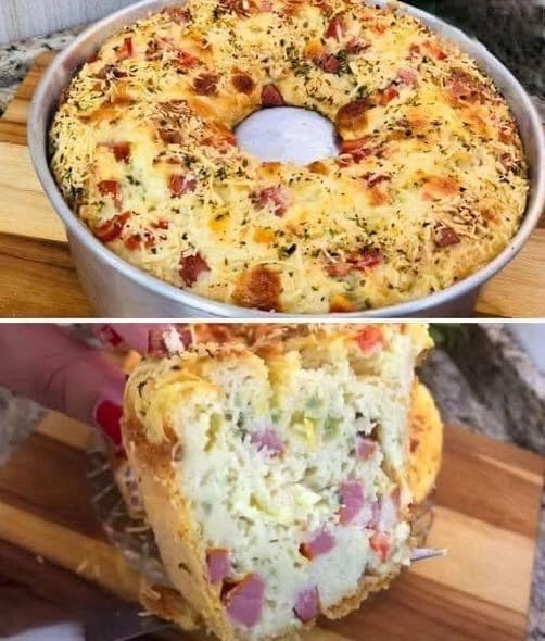 Bolo Salgado de Liquidificador