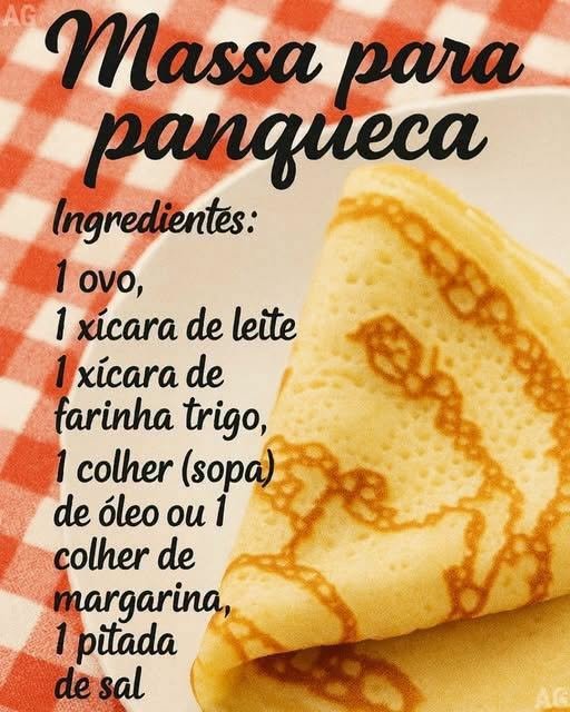 Massa para Panqueca