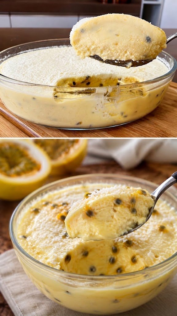 Mousse Cremoso de Maracujá